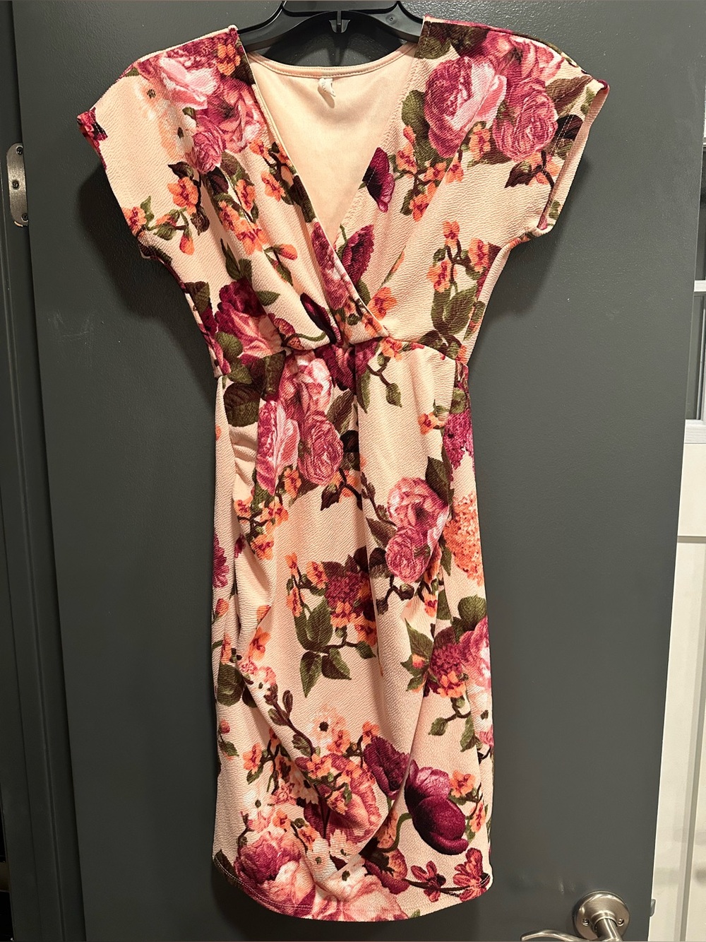 PinkBlush floral maternity dress sz S